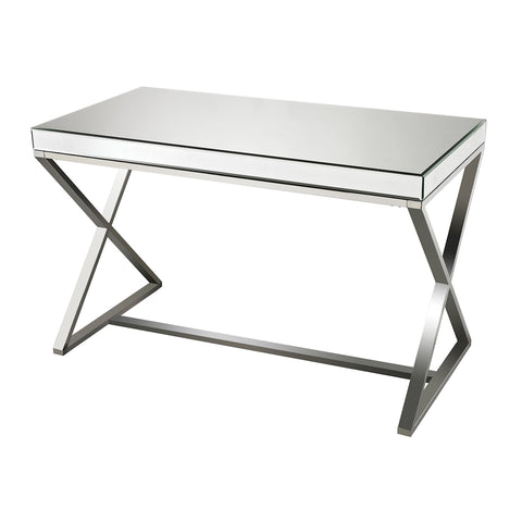 Klein-Mirror And Stainless Steel Desk