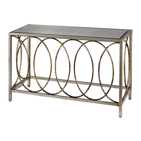 Retford Console Table With Mirrored Top