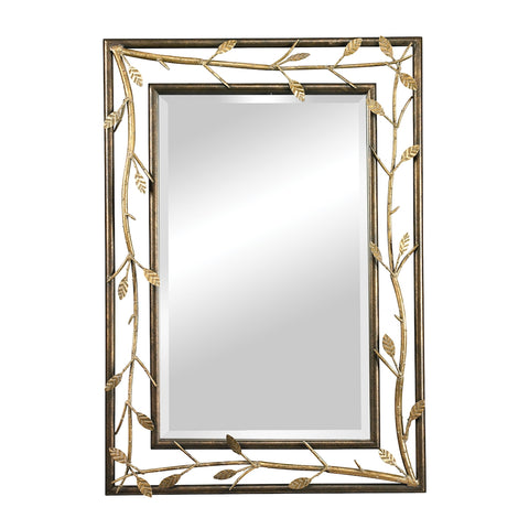 Rhyl Metal Branch Frame Mirror