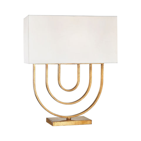 Munich 1 Light Table Lamp In Gold Leaf