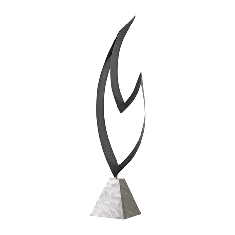 Metal Flame Table Top Scupture