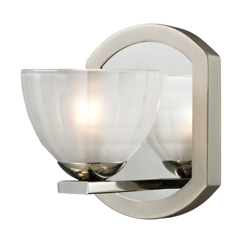 Sculptive 1 Light Vanity In Polished Chrome