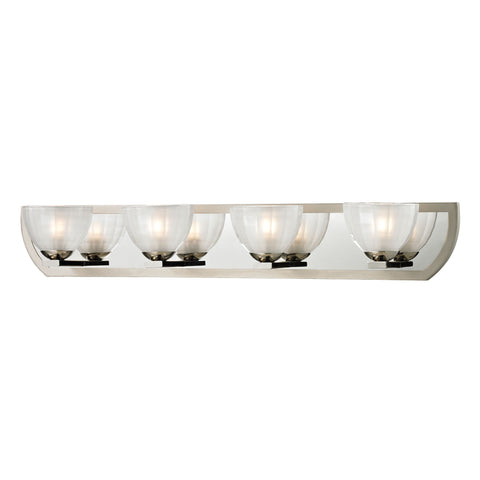 Sculptive 4 Light Vanity In Polished Chrome