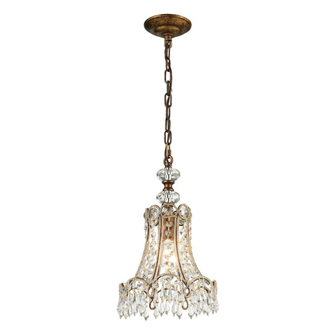 Sasha 1 Light Pendant In Spanish Bronze