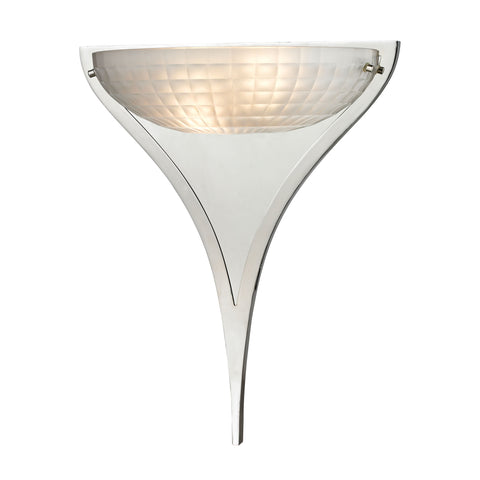 Sculptive 2 Light Wall Sconce In Polished Chrome