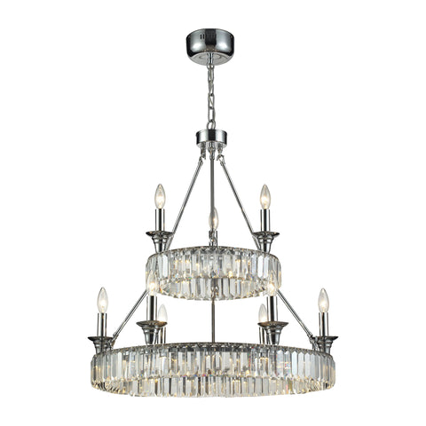 Manning 29 Light Chandelier In Polished Chrome