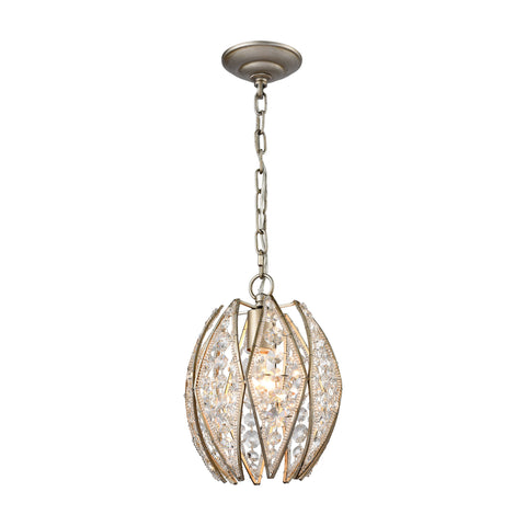 Kumbaya 1 Light Pendant In Aged Silver