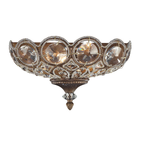 Christina 2 Light Wall Sconce In Mocha