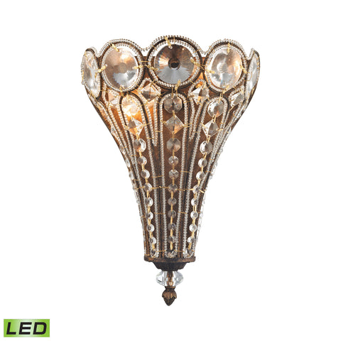 Christina 2 Light LED Wall Sconce In Mocha