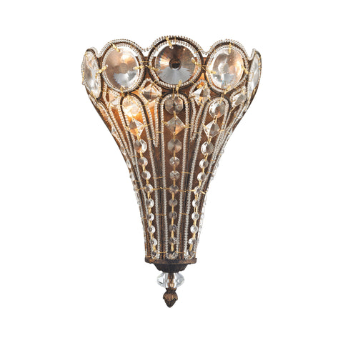 Christina 2 Light Wall Sconce In Mocha