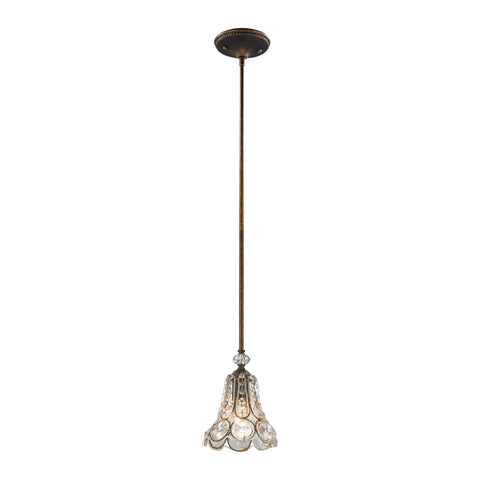 Christina 1 Light Pendant In Mocha