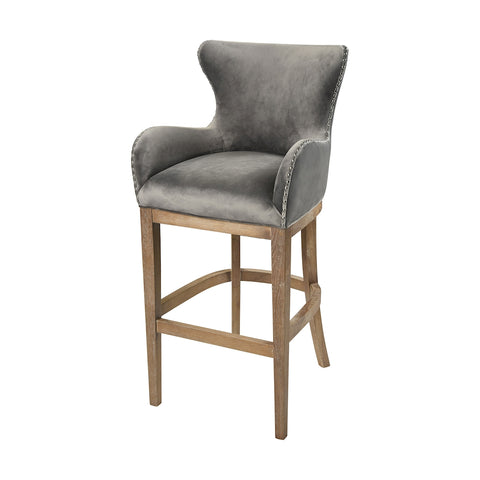 Roxie Grey Bar chair