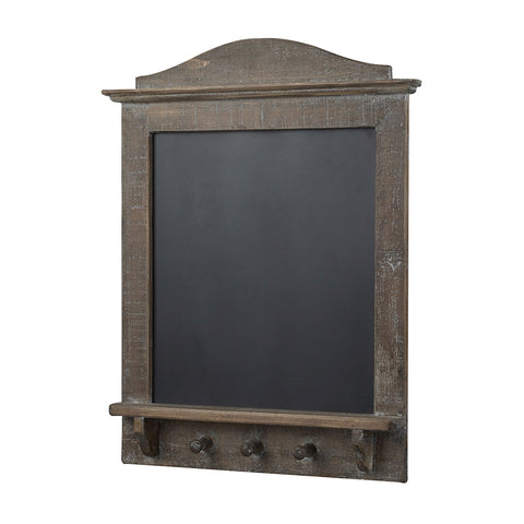 Message Board With Coat Hooks