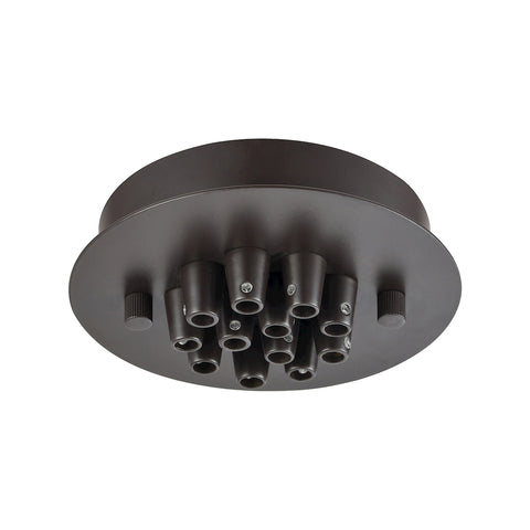 Illuminaire Accessories 12 Light Small Round Canopy In Oil Rubbed Bronze