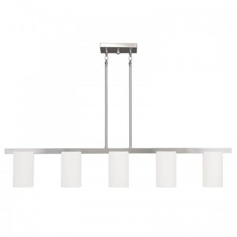 Livex Lighting Astoria 5 Light Brushed Nickel Chandelier