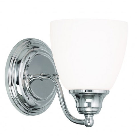Livex Lighting Somerville 1 Light Polished Chrome Wall Sconce