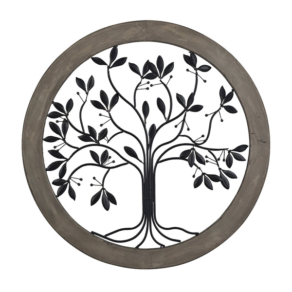 Rossington Circular Wall Panel With Tree of Life