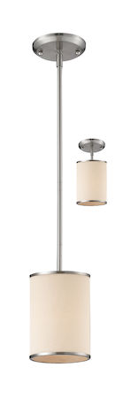 Z-Lite Cameo 1 Light Convertible Pendant 183-6