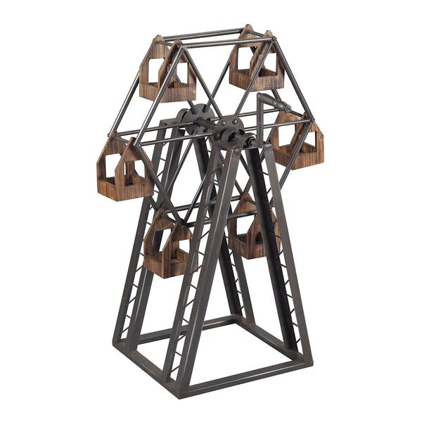 Industrial Ferris Wheel Candle Holder