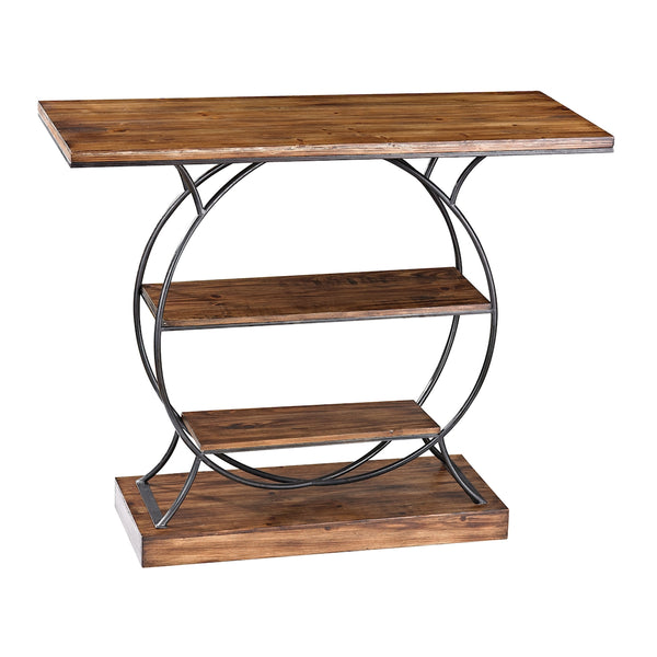 Wood And Metal Console