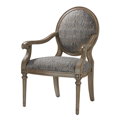 Luxe Accent Chair In Grey