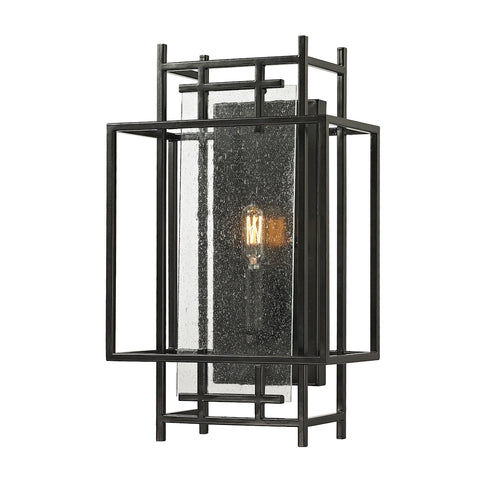 Intersections 1 Light Wall Sconce In Oil Rubbed Bronze