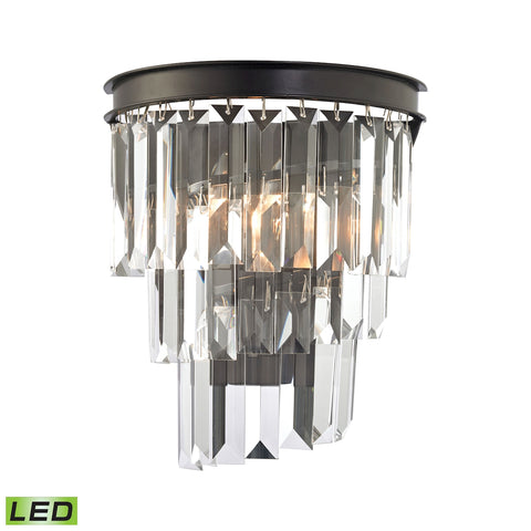 Palacial 1 Light LED Wall Sconce In Oil Rubbed Bronze