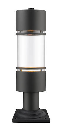 Z-Lite Luminata Outdoor LED Post Mount Light 553PHB-533PM-ORBZ-LE