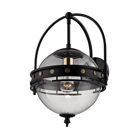 Encompass 1 Light Sconce In Oil Rubbed Bronze And Clear Glass