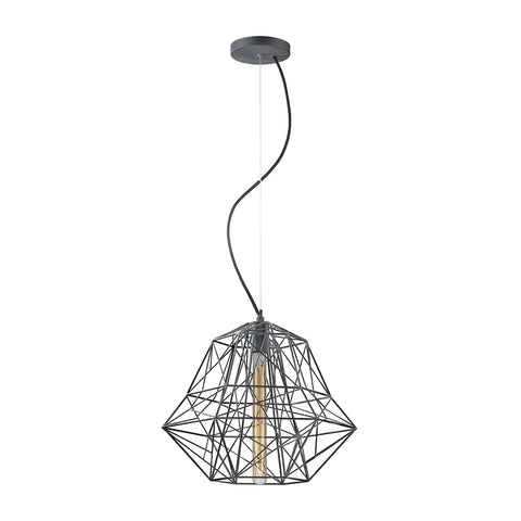 Geoweb 1 Light Pendant In Urban Concrete