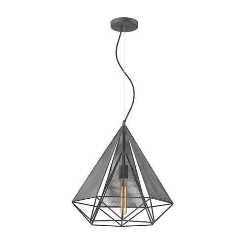 Geoweb 1 Light Pendant In Urban Concrete