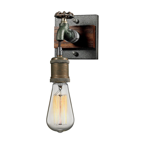 Jonas 1 Light Wall Sconce In Weathered Multitone