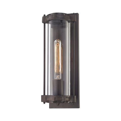 Chasebrook 1 Light LED Wall Sconce In Clay Iron