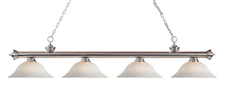Z-Lite Riviera 4 Light Billiard Light 200-4BN-WM16