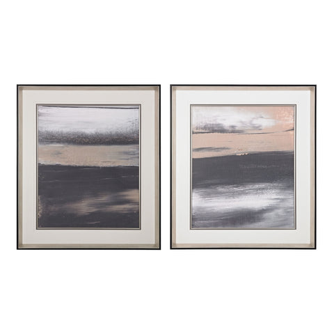 Glide I And II - Limited Edition Prints Under Glass