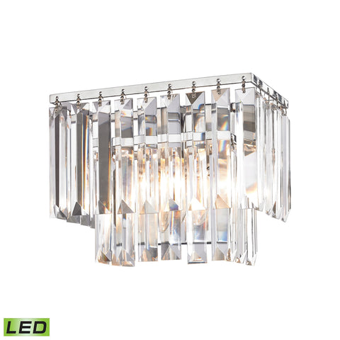 Palacial 1 Light LED Vanity In Polished Chrome