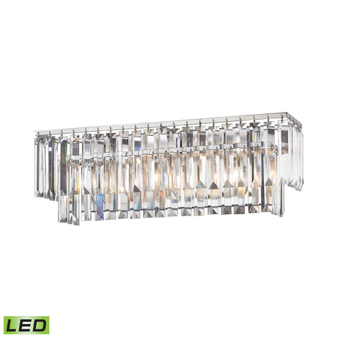 Palacial 3 Light LED Vanity In Polished Chrome
