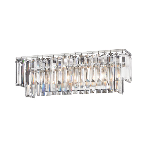 Palacial 3 Light Vanity In Polished Chrome