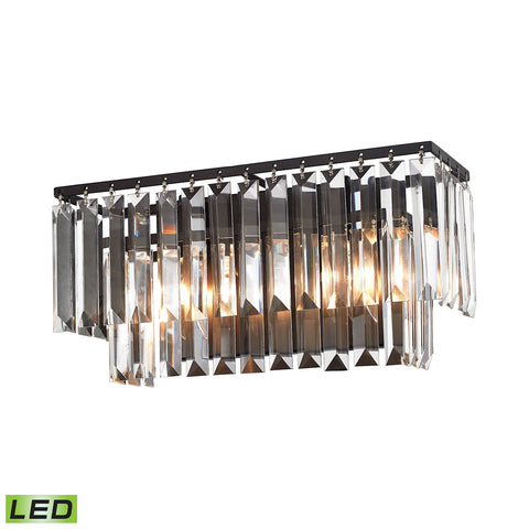 Palacial 2 Light LED Vanity In Oil Rubbed Bronze