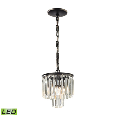 Palacial 1 Light LED Pendant In Oil Rubbed Bronze