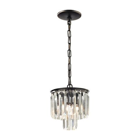 Palacial 1 Light Pendant In Oil Rubbed Bronze