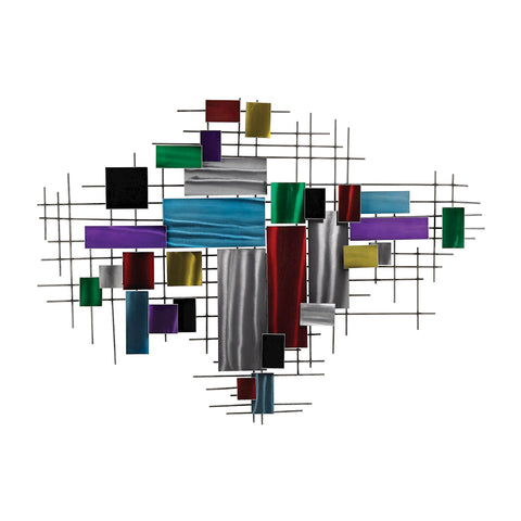 Fragmented Scenery Metal Wall Decor