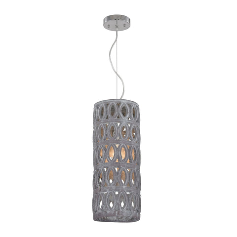 Pierced Grey Antique Lantern - Large