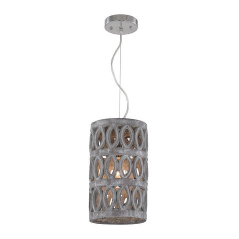 Pierced Grey Antique Lantern - Small