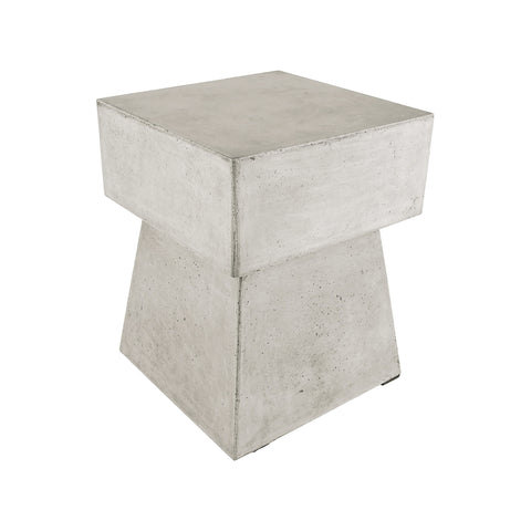 Mushroom Waxed Concrete Stool