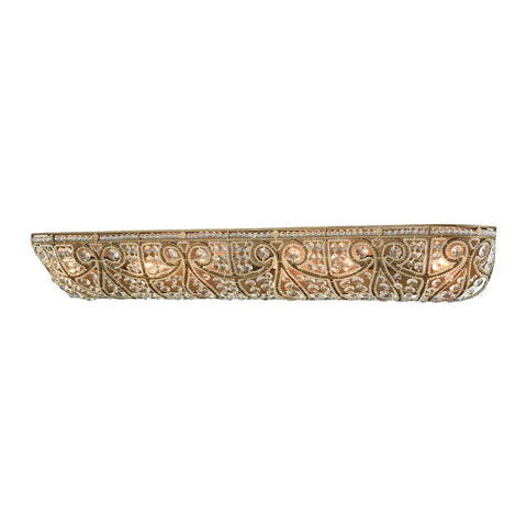 Elizabethan 6 Light Vanity In Dark Bronze