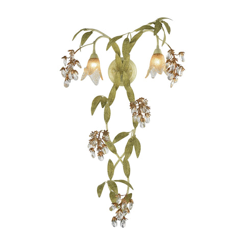 Huarco 2 Light Wall Sconce In Chestnut