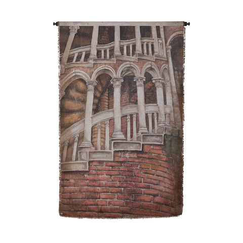 House With Ladder Tapestry 34"X57"