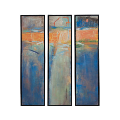 Abstract In Three - Handpainted Art On Canvas
