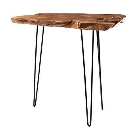 Natural Teak Slab Bar